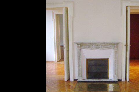 antique fireplace mantel